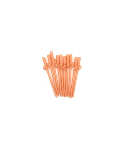 Produse <Body care - PACK OF 10 FLESH COLORED PENIS STRAWS