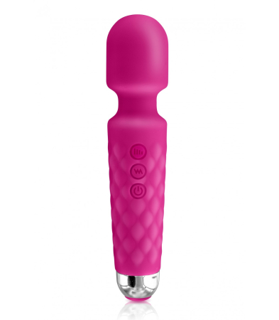 Produse<Sex toy - PINK RECHARGEABLE SILICONE LOVE WAND VIBRATOR