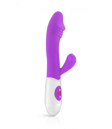 Produse<Sex toy - RABBIT ELYA PURPLE SILICONE VIBRATOR