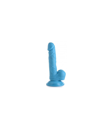 Produse <Body care - REALISTIC DILDO W/ TESTICLES 16'5 CM BLUE