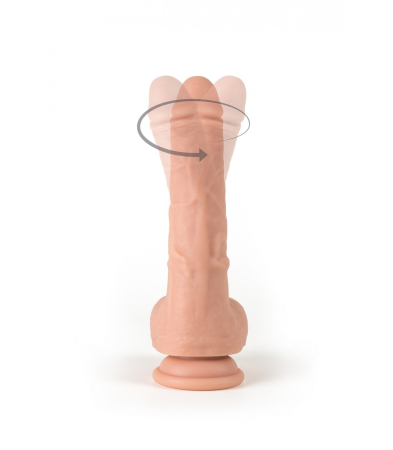 Produse<Sex toy - REALISTIC VIBRATOR AND ROTATOR R9" 19CM W/ REMOTE CONTROL"
