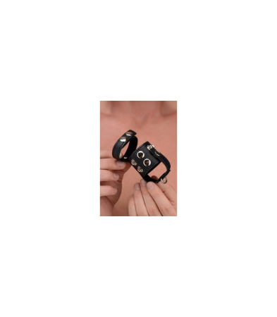 Produse <Body care - RING WITH BLACK TESTICLES HARNESS