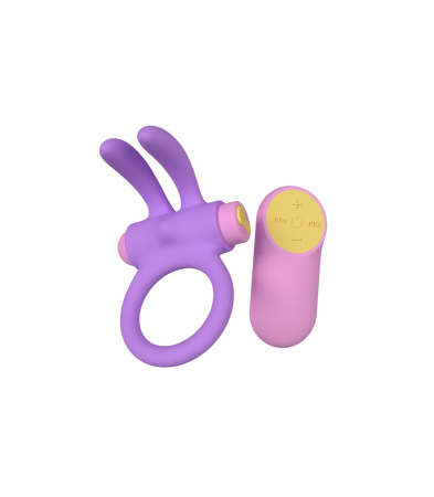Produse - RINY VIBRATING RING W/ LILAC SILICONE USB CONTROLLER