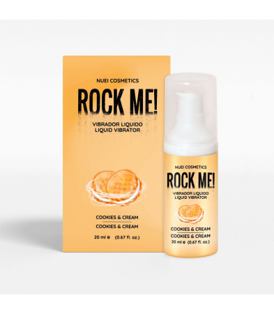 Produse<Lenjerie intima - ROCK ME! COOKIES & CREAM LIQUID VIBRATOR 20 ML