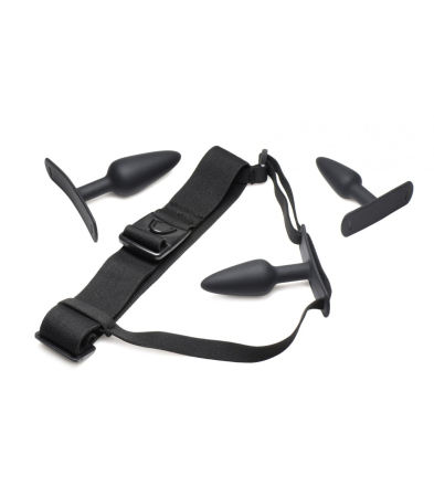 Produse <Body care - SET 3 SILICONE PLUG W/ HARNESS