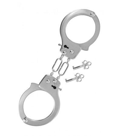 Produse<Sex toy - SHORT METAL HANDCUFFS FOR BEGINNERS