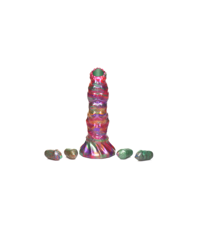 Produse <Body care - Silicone dildo with egg-laying larva