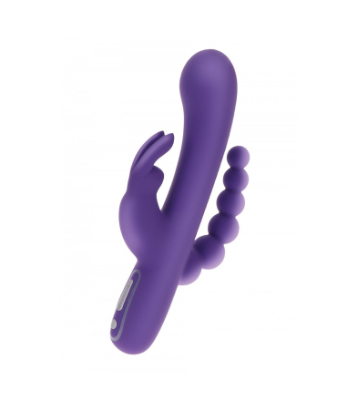 Produse<Sex toy - SILICONE USB TRIPLE PLEASURE VIBRATOR