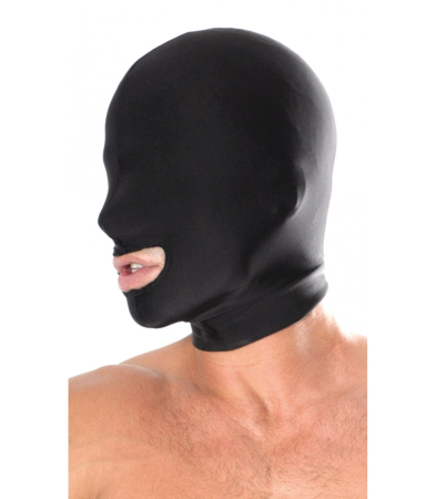Produse<Lenjerie intima - SPANDEX OPEN MOUTH HOOD BLACK