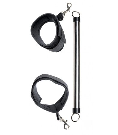 Produse<Sex toy - SPREADER BAR BLACK/SILVER