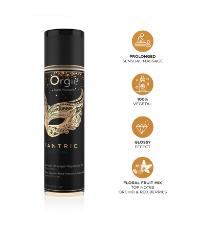 Produse<Sex toy - TANTRIC LOVE RITUAL MASSAGE OIL 200 ML