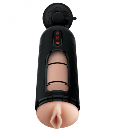 Produse<Sex toy - VIBRATING MEGA MILKER LIGHT/BLACK