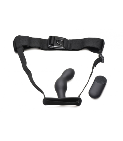 Produse <Body care - VIBRATING PROSTATE PLUG W/ SILICONE CONTROL AND W/ HARNESS