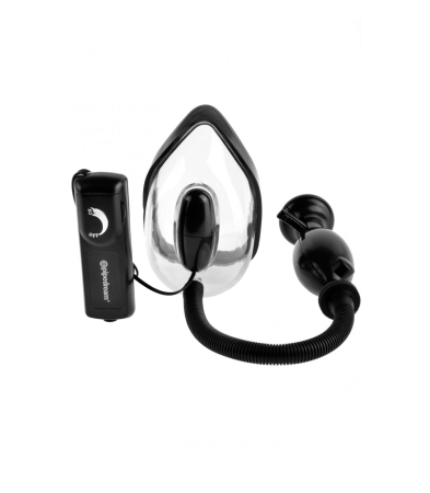 Produse<Sex toy - VIBRATING PUSSY PIPEDREAM - PUMP CLEAR/BLACK