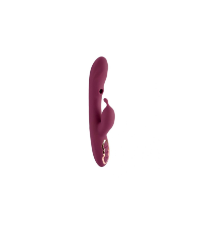 Produse<Lenjerie intima - VIBRATOR WITH SUCTION GREEDY GIRL BURGUNDY
