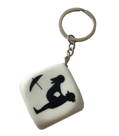 Produse <Body care - WHITE DICE KEYCHAIN POSITIONS PACK OF 12 UNITS