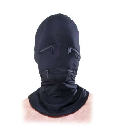Produse<Lenjerie intima - ZIPPER FACE HOOD BLACK