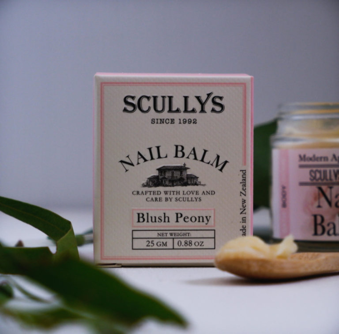 Balsam Pentru Unghii Scullys, Blush Peony, Cutie, 25 g [2]