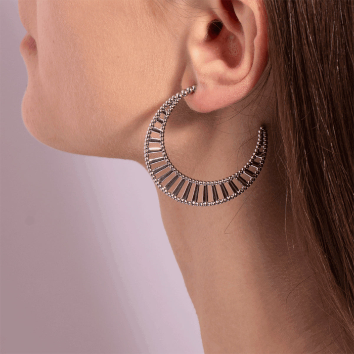 Cercei L’Atelier Emma&Chloé Desiree, Argintiu [1]