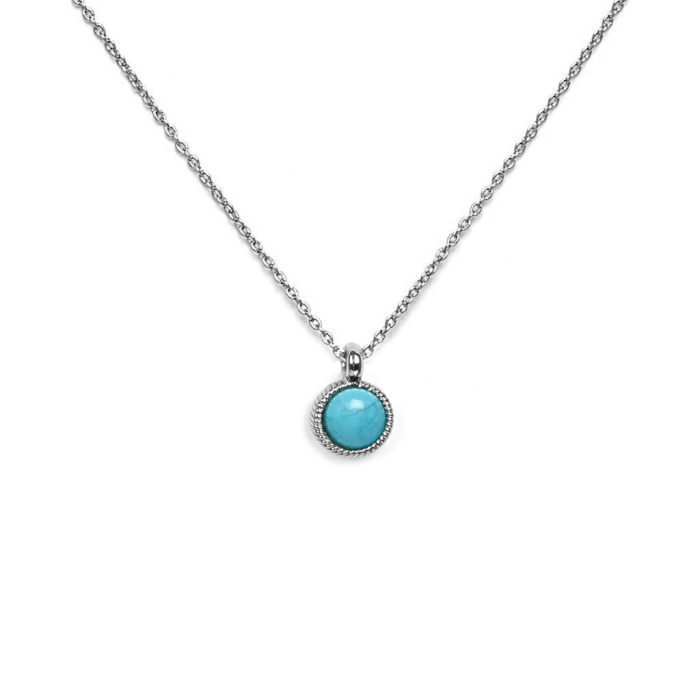 Colier L’Atelier Emma&Chloé Aline, Argintiu, Nacru [1]