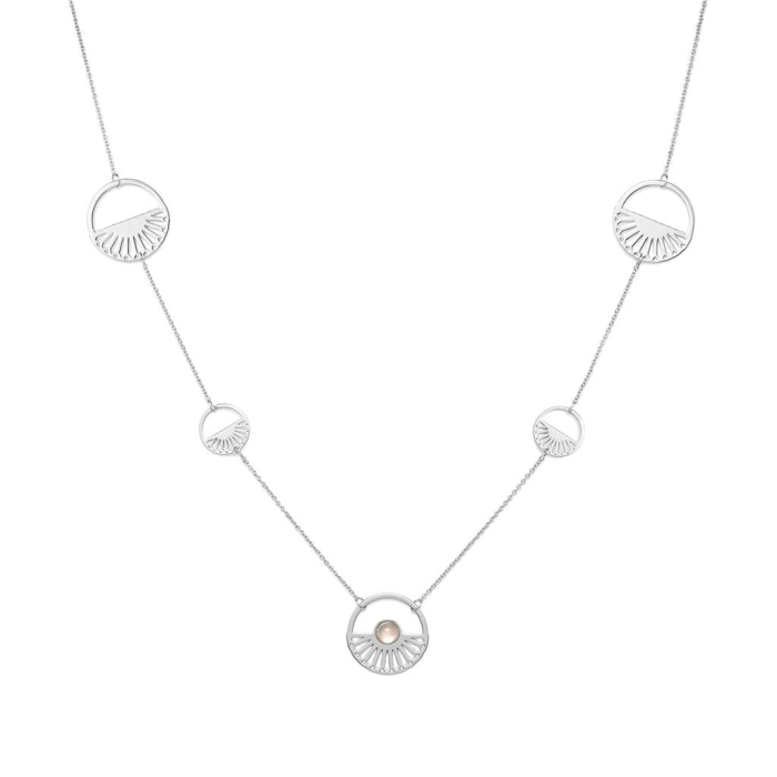 Colier L’Atelier Emma&Chloé Melodie, Argintiu, Aventurin [1]