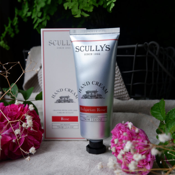Cremă De Mâini Scullys, Trandafir, Tub, 75 g [2]