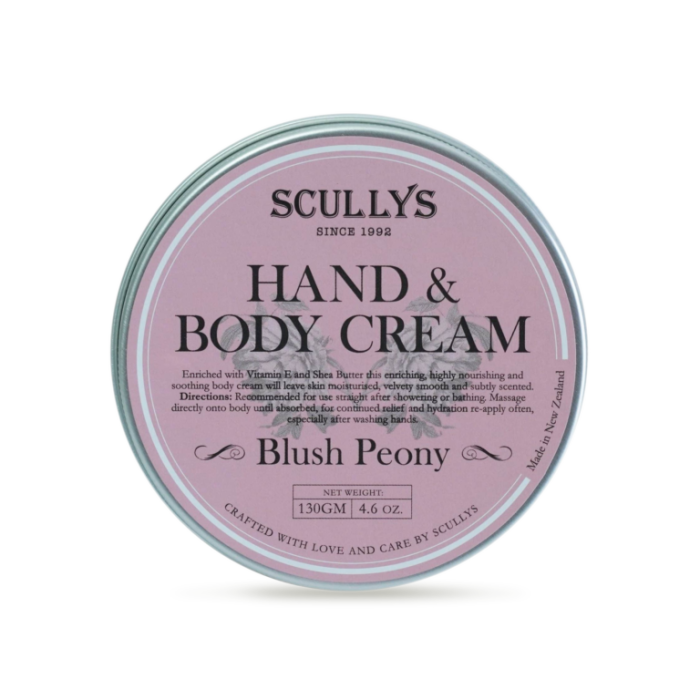 Cremă De Mâini Și Corp Scullys, Blush Peony, 130 g [1]