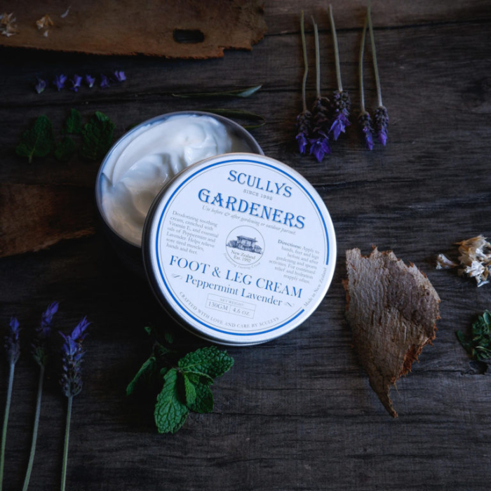 Cremă Pentru Picioare Și Gambe Scullys Gardener’s, Lavandă & Mentă, 130 g [2]