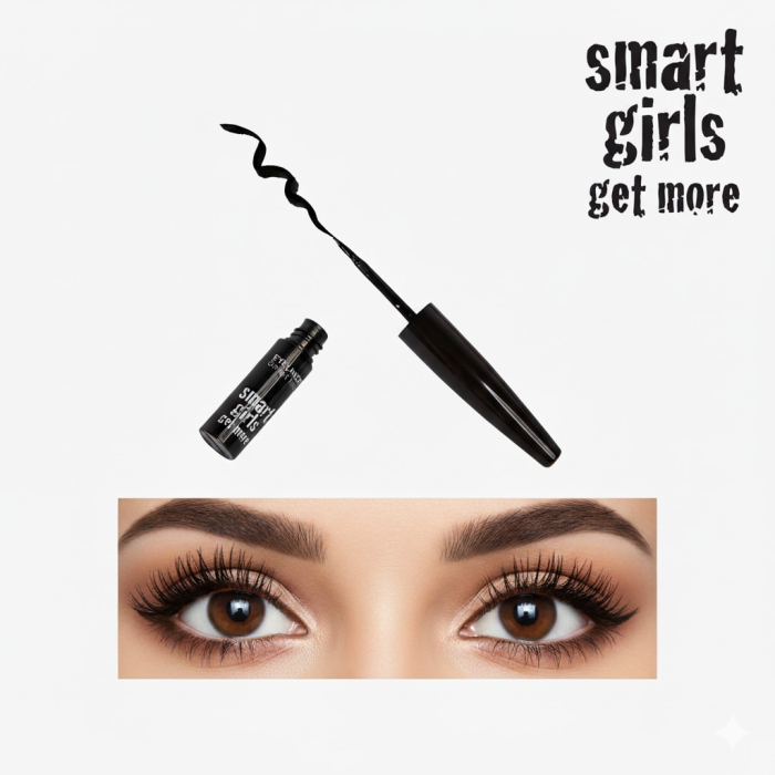 Eyeliner lichid Smart Girls Get More, 4, 5 ml, cat-eye negru intens Smart line [6]