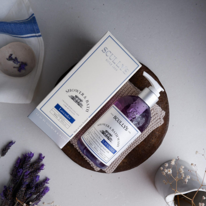 Gel De Duș & Baie Scullys, Lavandă, 300 ml [3]
