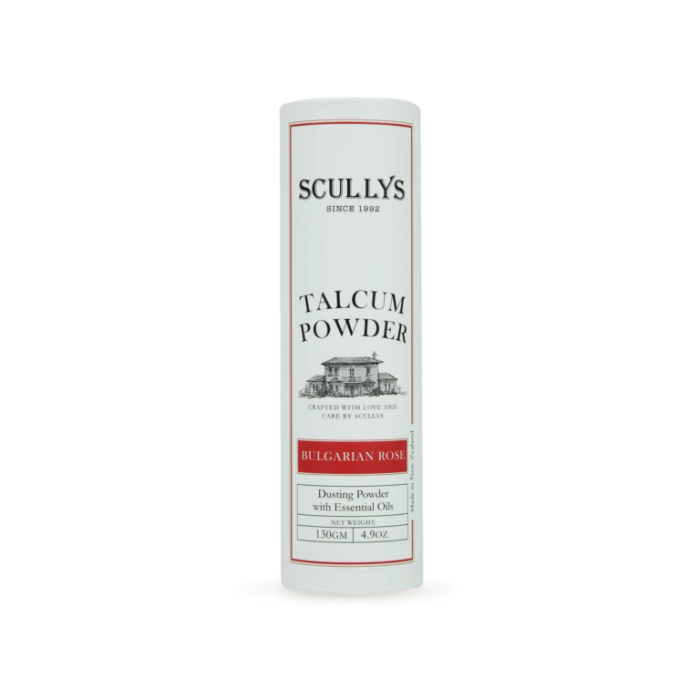Pudră De Talc Scullys, Trandafir, 130 g [1]