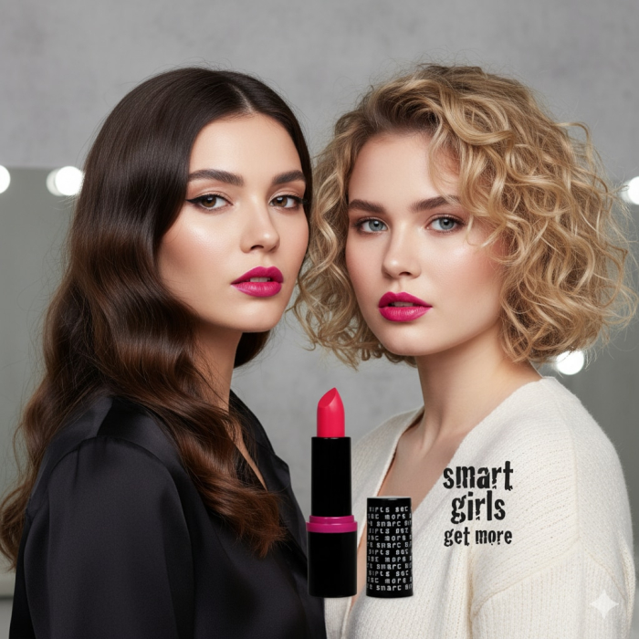 Ruj de buze cu pigment intens Smart Girls Get More, Colectia Long Lasting Love, rezistent la apa, One and Only [11]