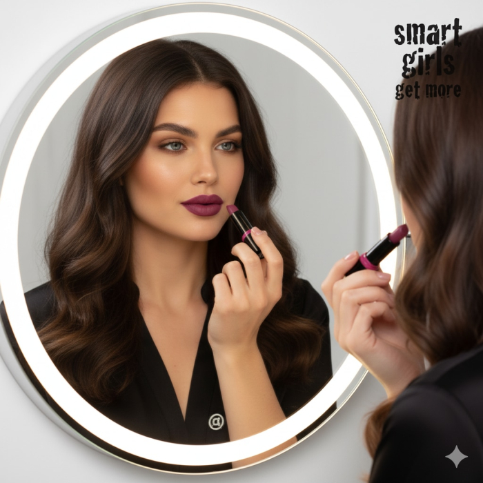 Ruj de buze cu pigment intens Smart Girls Get More, Colectia Long Lasting Love, rezistent la apa, One and Only [8]