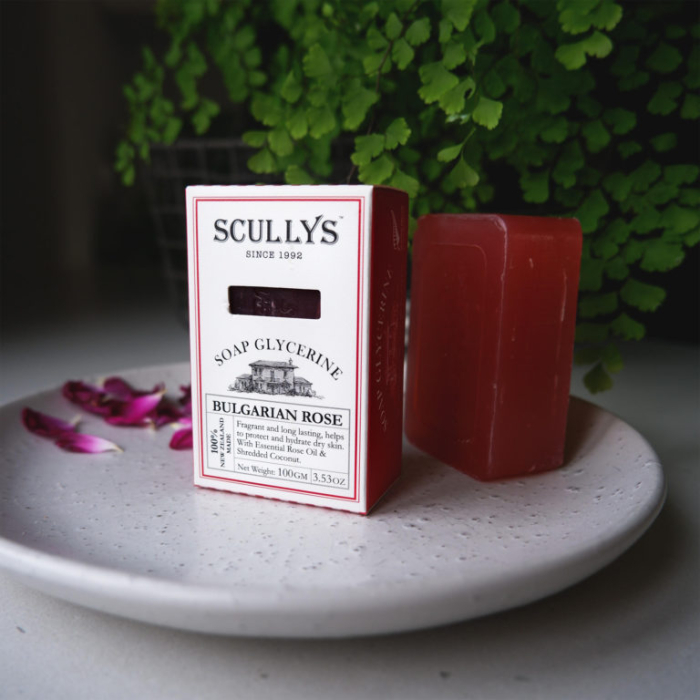 Săpun Glicerină Scullys, Trandafir, 100 g [2]
