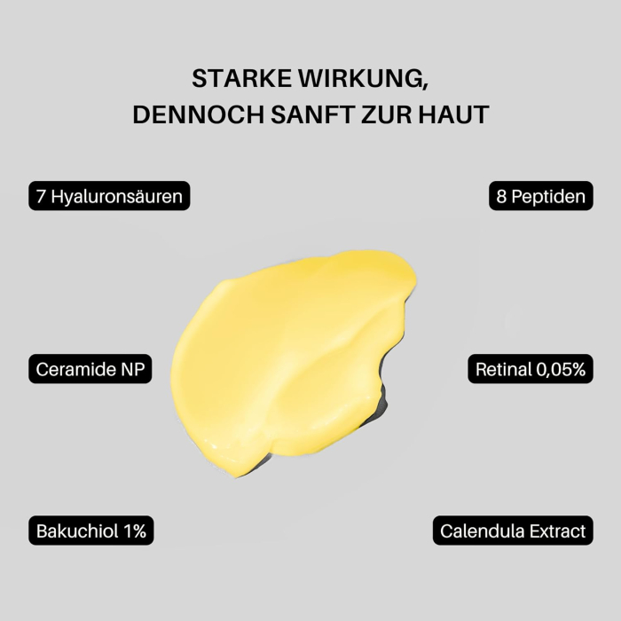 Siero Viso Nocturn VOUS by Satin Naturel – Retinaldehida (Retinal), Bakuchiol & Argireline – Efect Botox-Like și Regenerare Intensă – 50ml [5]