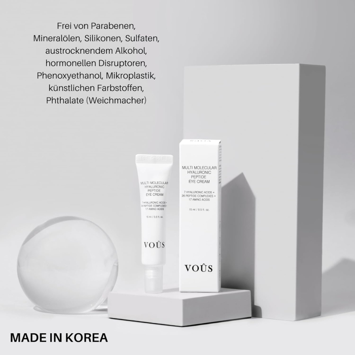 Siero Viso VOUS by Satin Naturel – Complex de Peptide Multimolecular & Acid Hialuronic – Efect de Ridicare (Lifting) și Fermitate – 50ml [8]