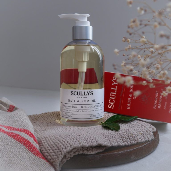 Ulei De Baie Și Corp Scullys, Trandafir, 300 ml [3]