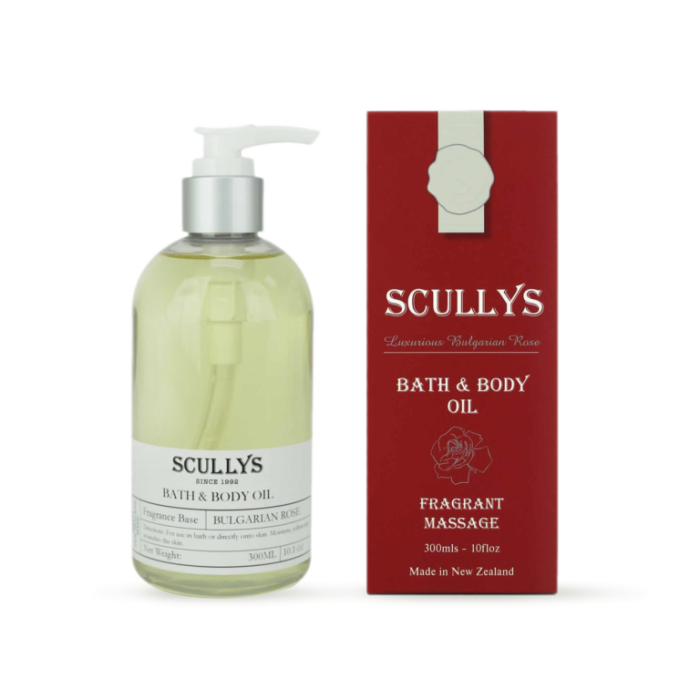 Ulei De Baie Și Corp Scullys, Trandafir, 300 ml [1]