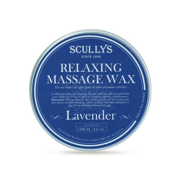 Îngrijire personală  - Ceară De Masaj Relaxantă Scullys, Lavandă, 130 g