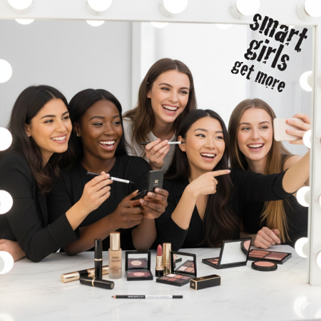 Creion de ochi dual Smart Girls Get More, Rezistent la Apa, Textura Moale, Acoperire Intensa - Creion Dermatograf [5]