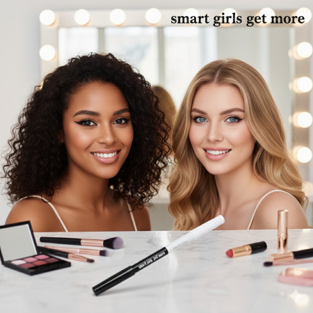 Creion de ochi dual Smart Girls Get More, Rezistent la Apa, Textura Moale, Acoperire Intensa - Creion Dermatograf [7]