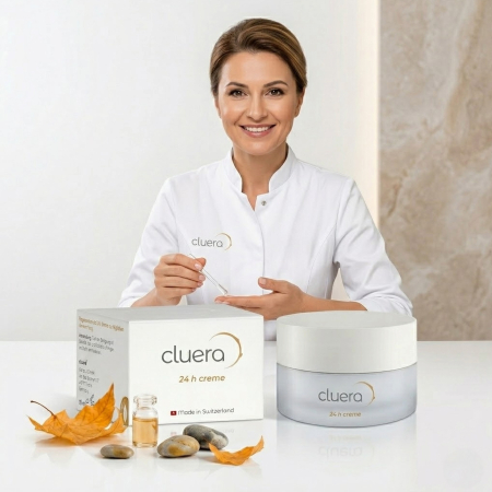 Cremă de Față Clean Care Cluera, Fabricat în Switzerland, Regenerare 24h, ProRenew Complex CLR, Anti-îmbătrânire, 50 ml [2]