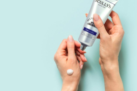 Cremă De Mâini Scullys, Lavandă, Tub, 75 g [3]