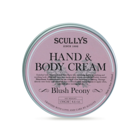 Îngrijire personală  - Cremă De Mâini Și Corp Scullys, Blush Peony, 130 g