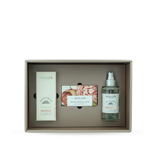 Seturi Scullys - Cutie Trio, aroma Blush Peony, Scullys