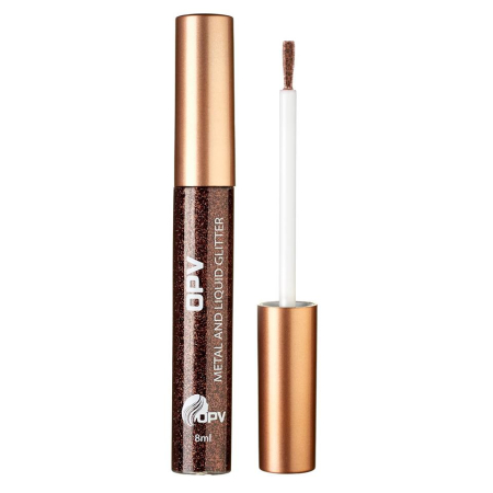 Eyelinere - Eyeliner lichid cu sclipici OPV Beauty Metal & Glitter, Beauty Queen, 3 ml