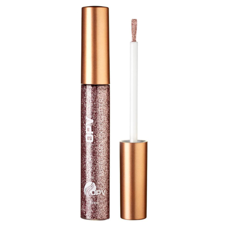 Eyelinere - Eyeliner lichid cu sclipici OPV Beauty Metal & Glitter, Dime, 3 ml