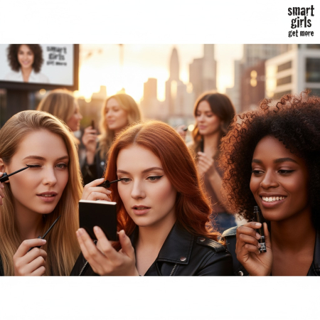 Eyeliner lichid Smart Girls Get More, 4, 5 ml, cat-eye negru intens Smart line [2]