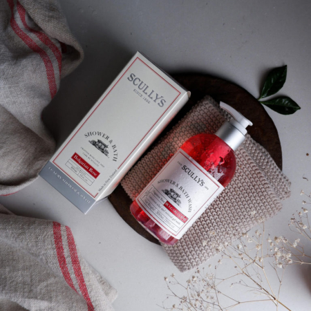 Gel De Duș & Baie Scullys, Trandafir, 300 ml [2]