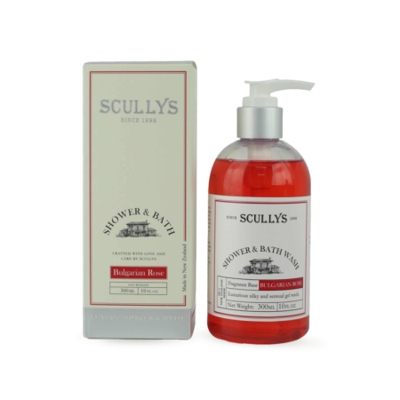  Gel de duș - Gel De Duș & Baie Scullys, Trandafir, 300 ml